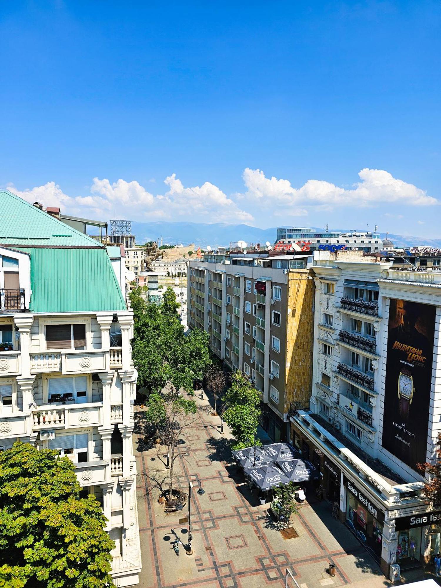 Apartment Skopje Square Exterior foto